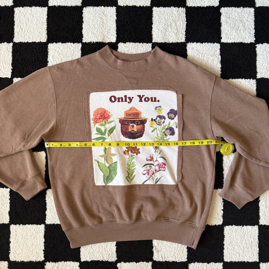 unique handmade whimsy 90s y2k graphic pullover sweatshirt