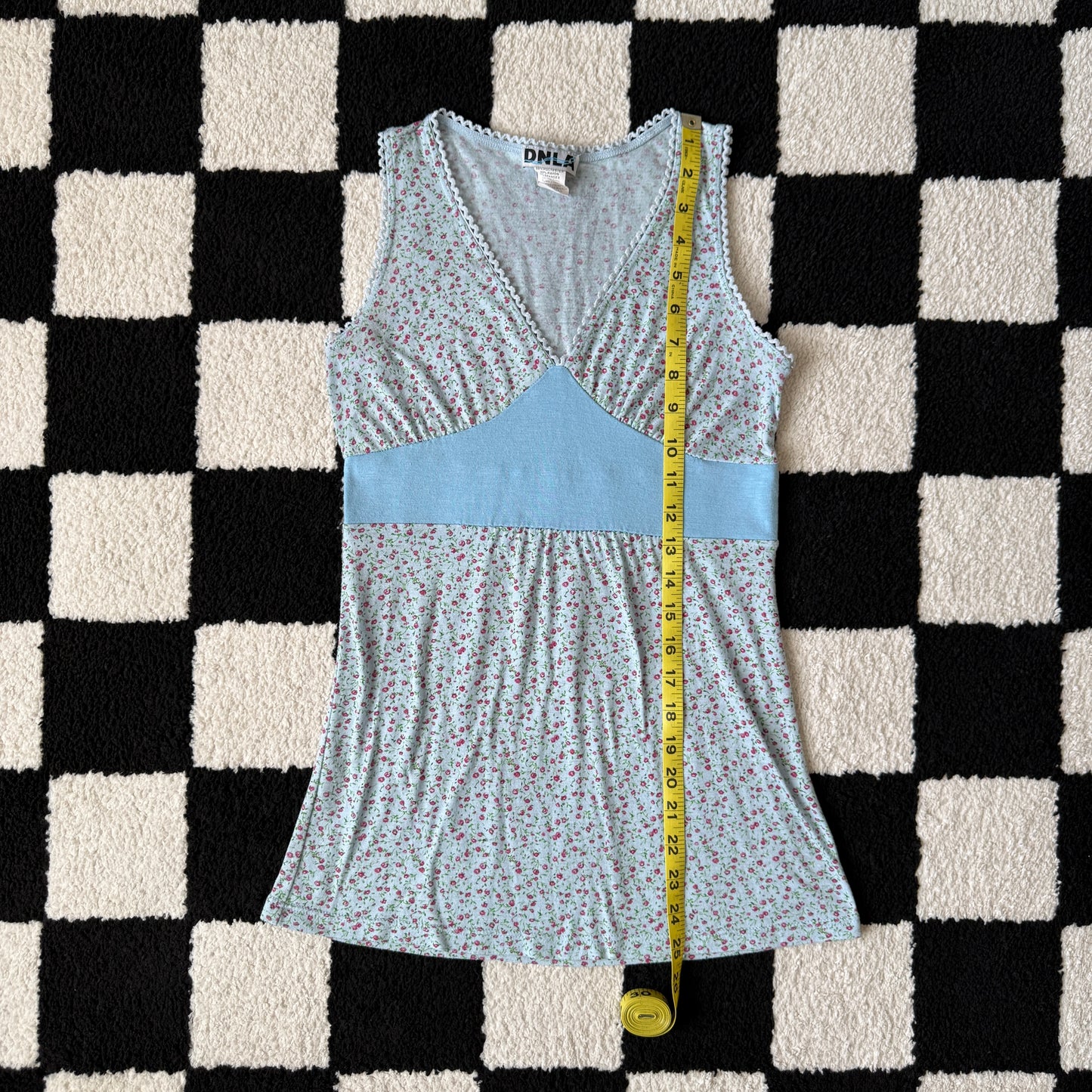 unique vintage whimsical 90s y2k DNLA babydoll top