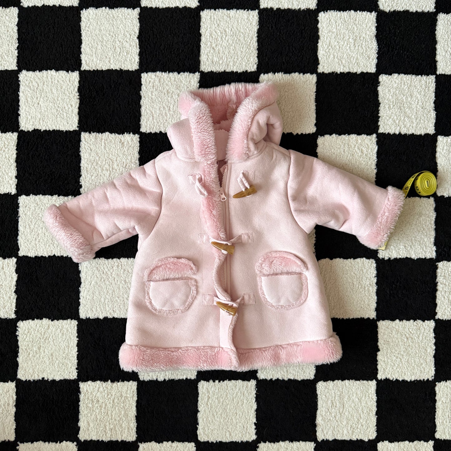 unique vintage whimsical 90s y2k velour coat (INFANT)