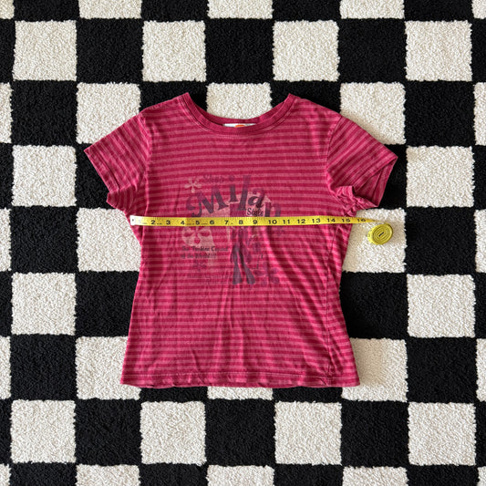 unique vintage whimsical 90s y2k graphic baby tee