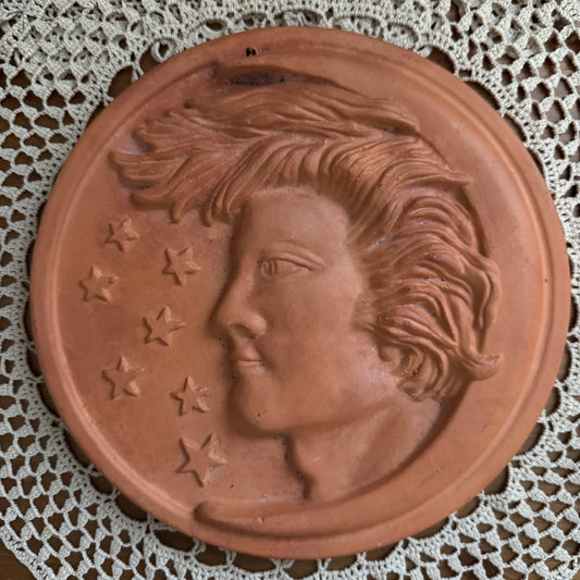 unique handmade vintage whimsical celestial folk art wall decor