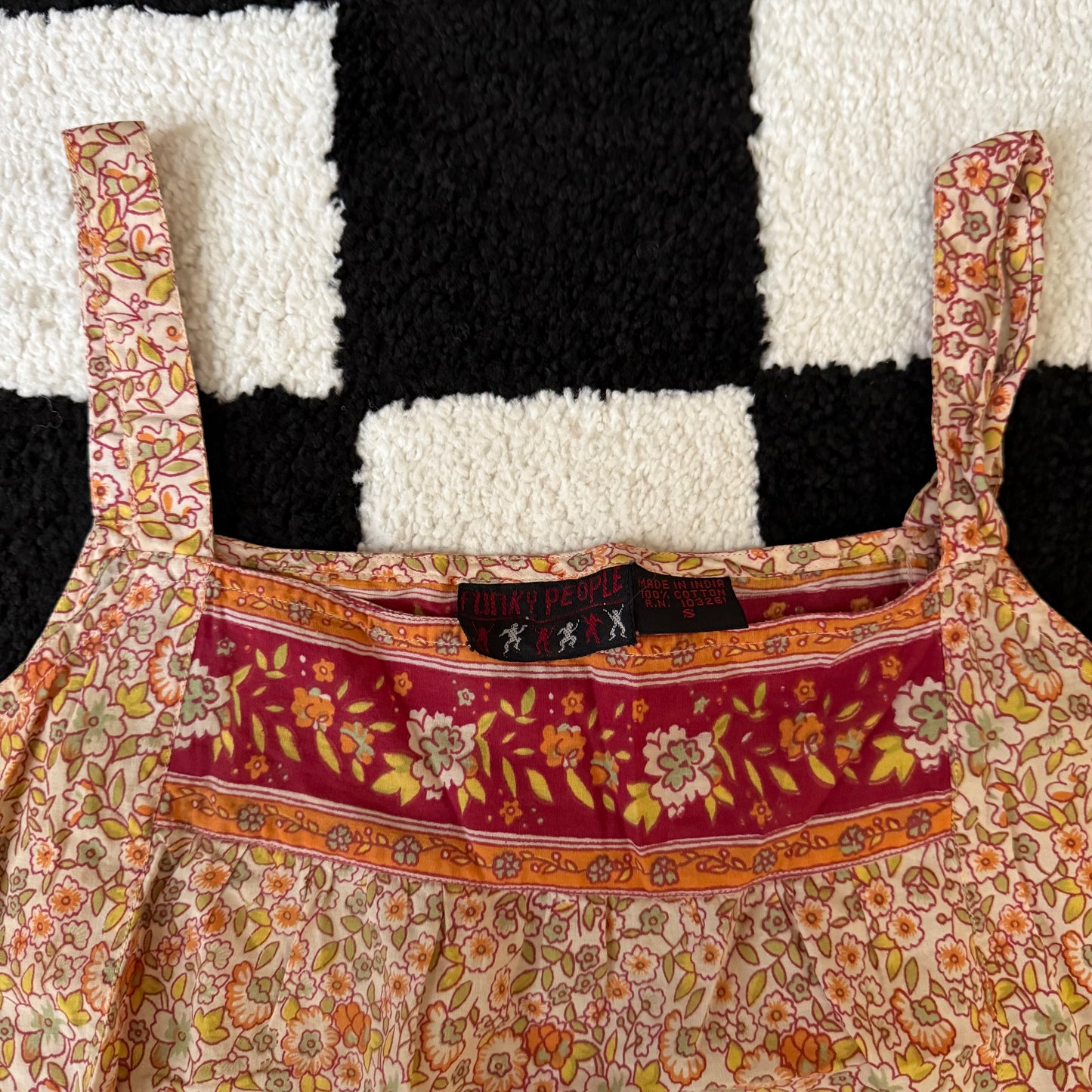 vintage whimsy y2k grunge midi dress