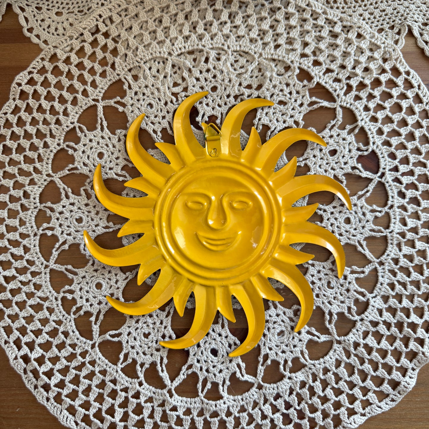 unique vintage whimsical celestial sun wall decor collectable