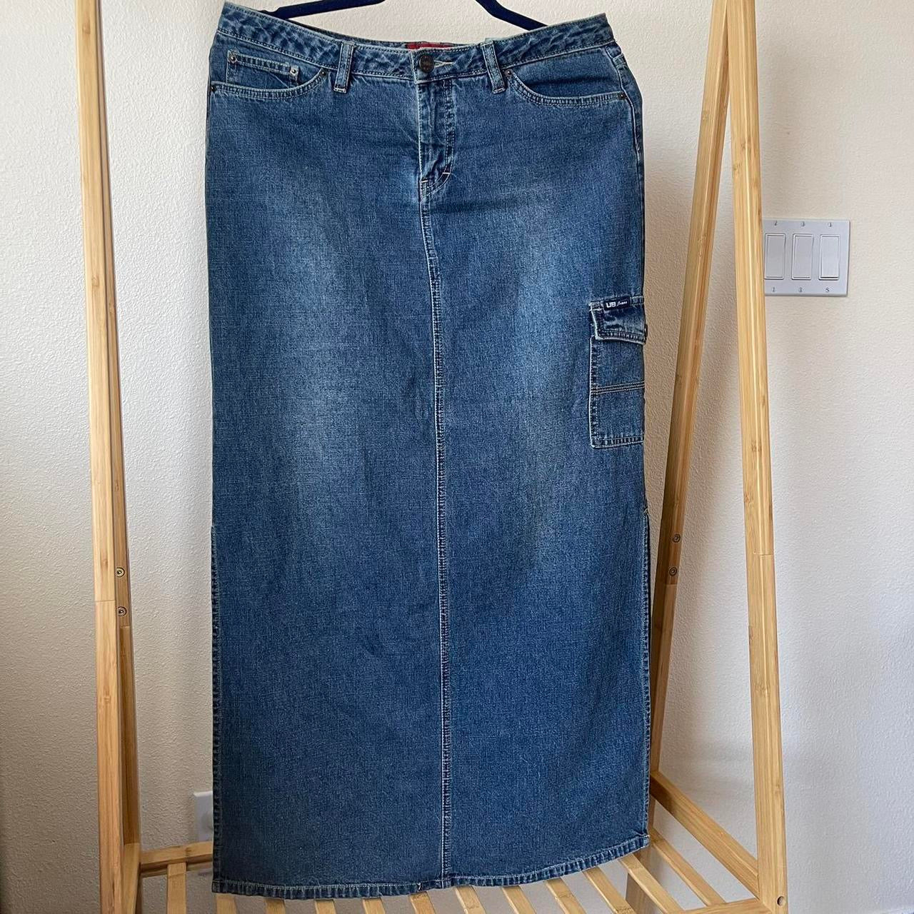 union bay denim skirt