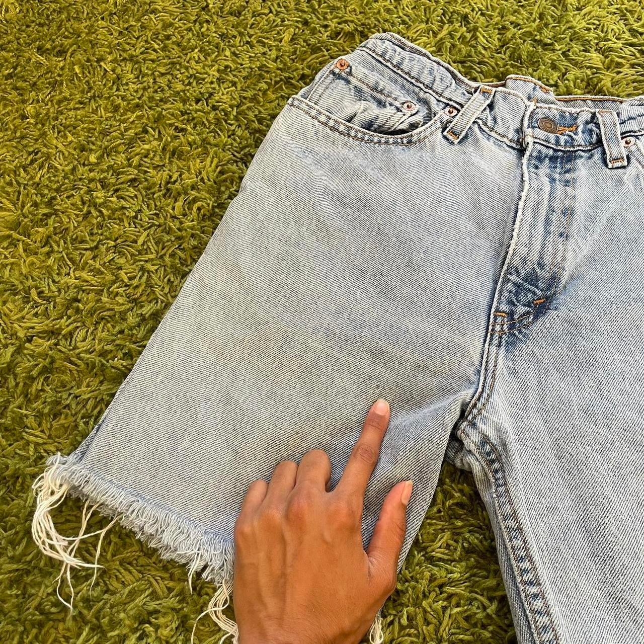 denim bermuda shorts