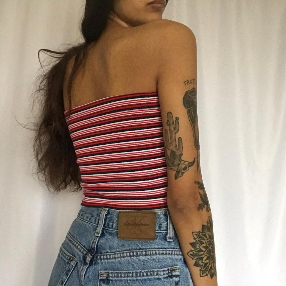 vintage tube top