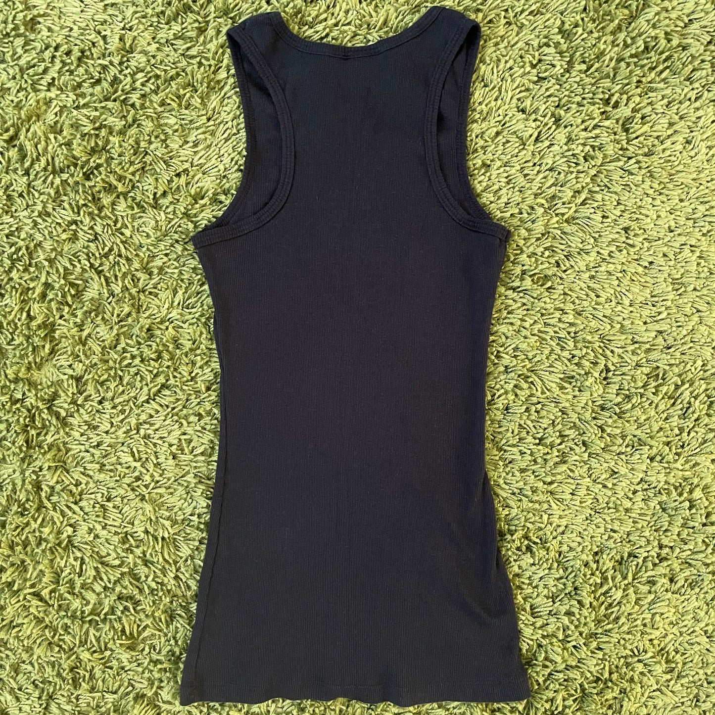 ribbed “VERY SEXY” graphic tank top