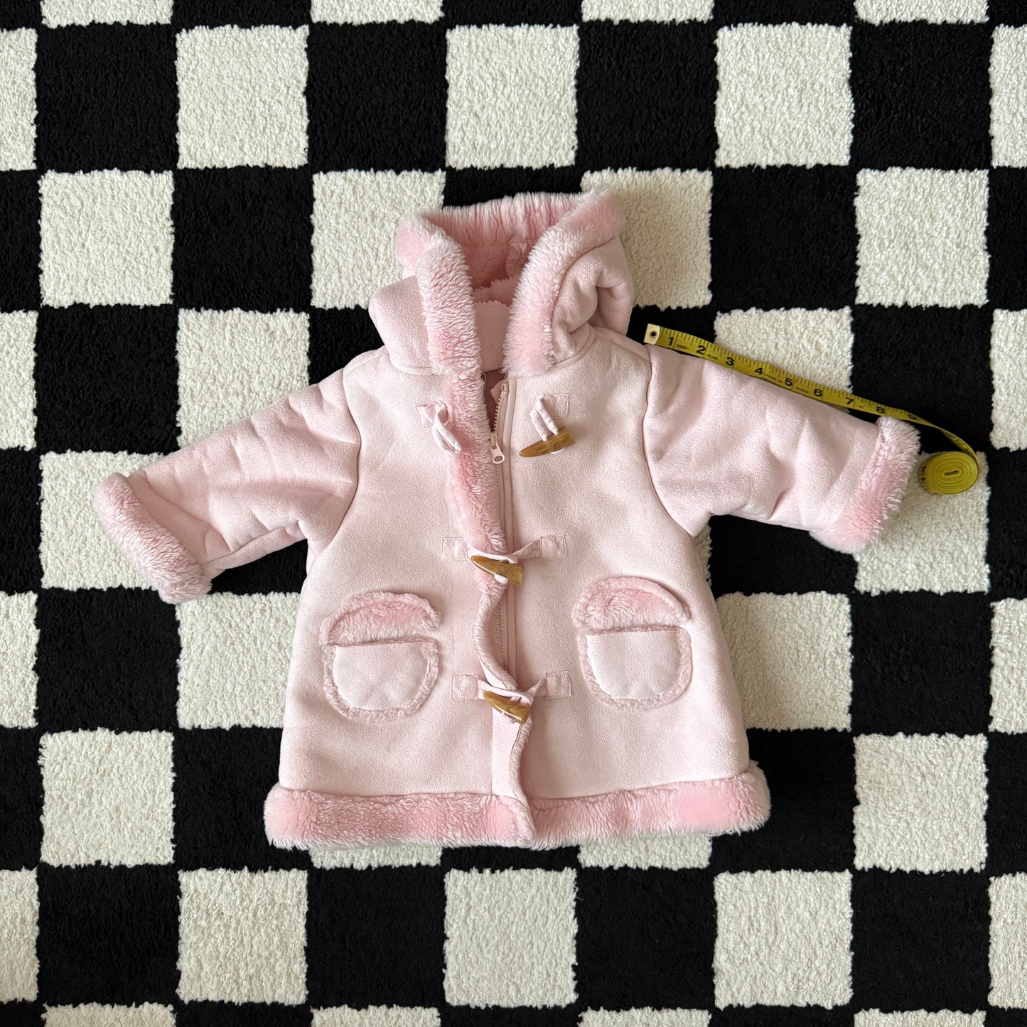 unique vintage whimsical 90s y2k velour coat (INFANT)