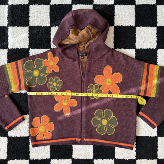 unique vintage whimsy 90s y2k knit cardigan sweater