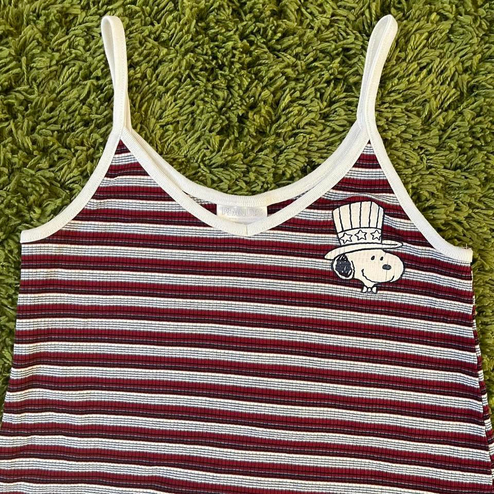 vintage whimsy 90s y2k SNOOPY graphic tank top