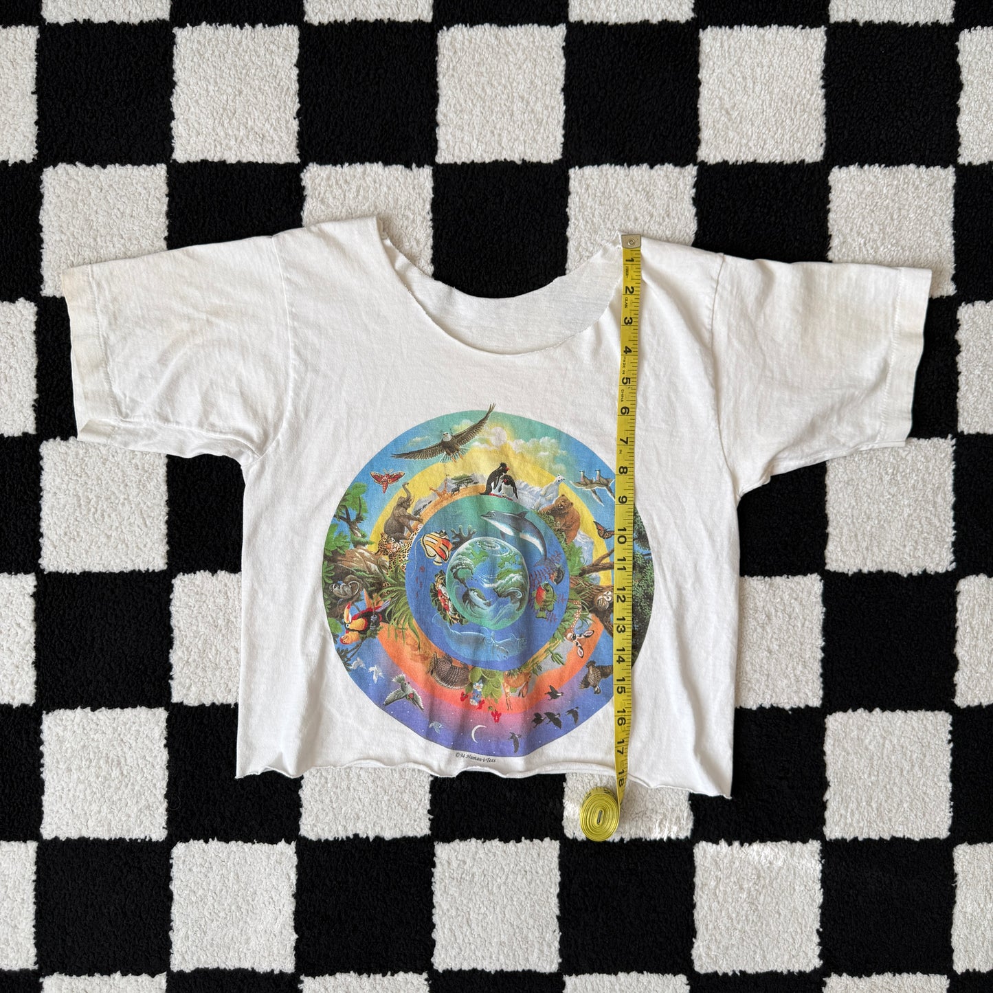 unique vintage whimsical 90s y2k graphic baby tee