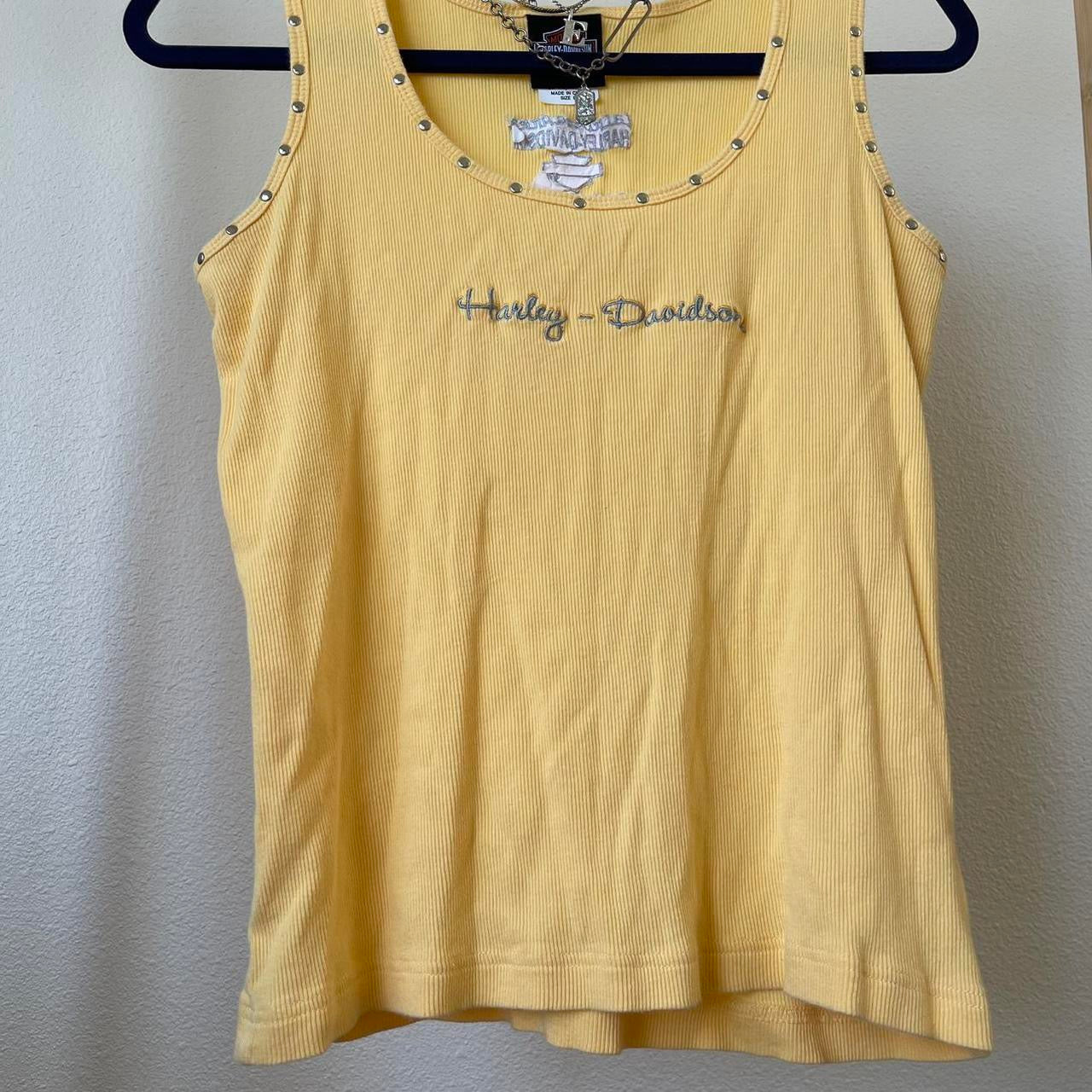 embroidered tank top