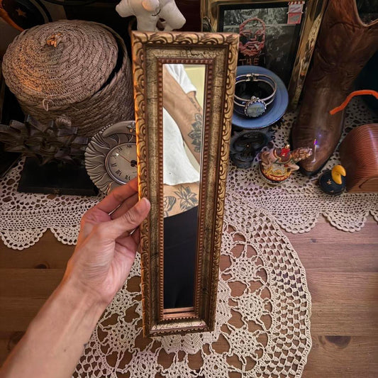 unique vintage whimsical mirror collectable wall decor