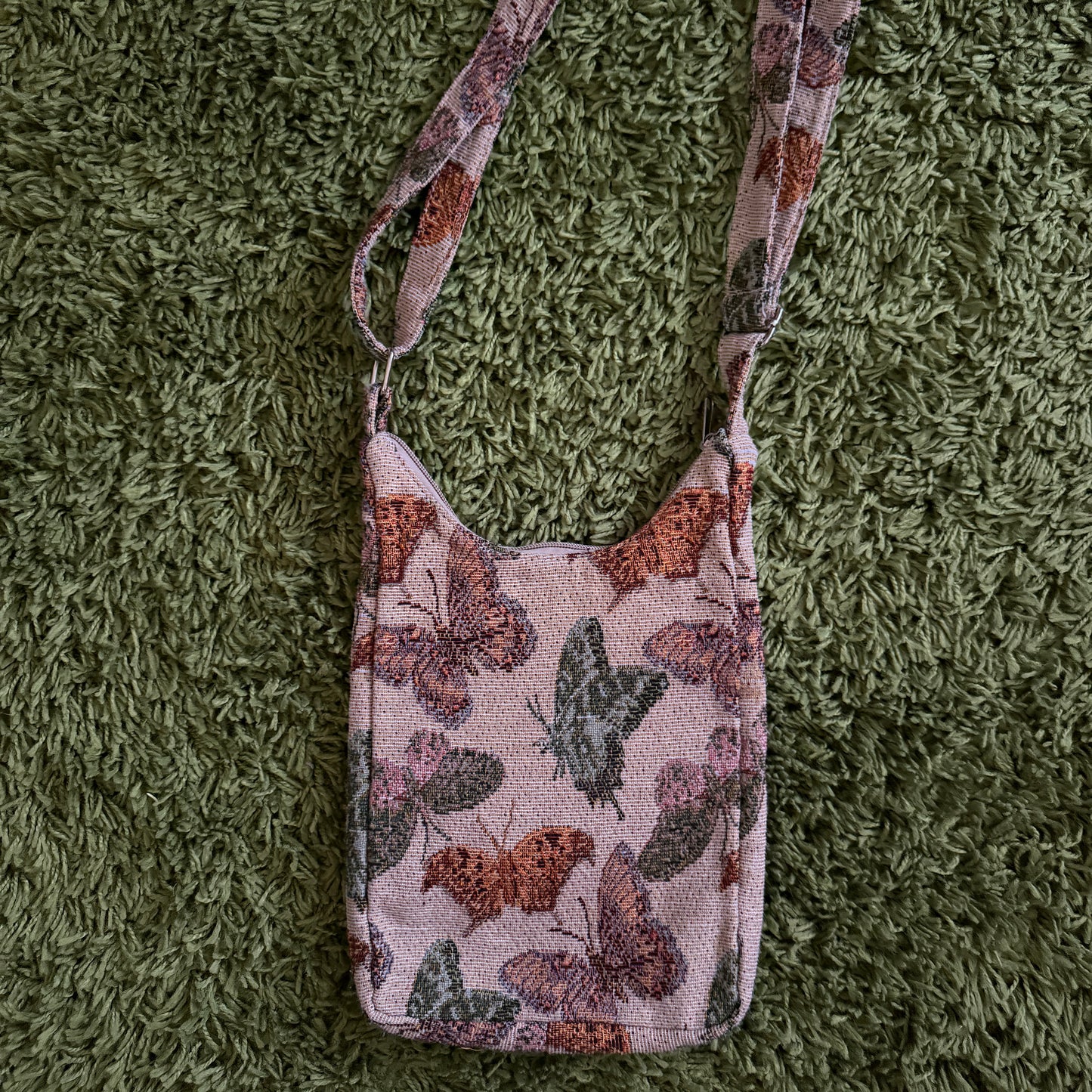 unique vintage whimsical 90s y2k butterfly shoulder bag