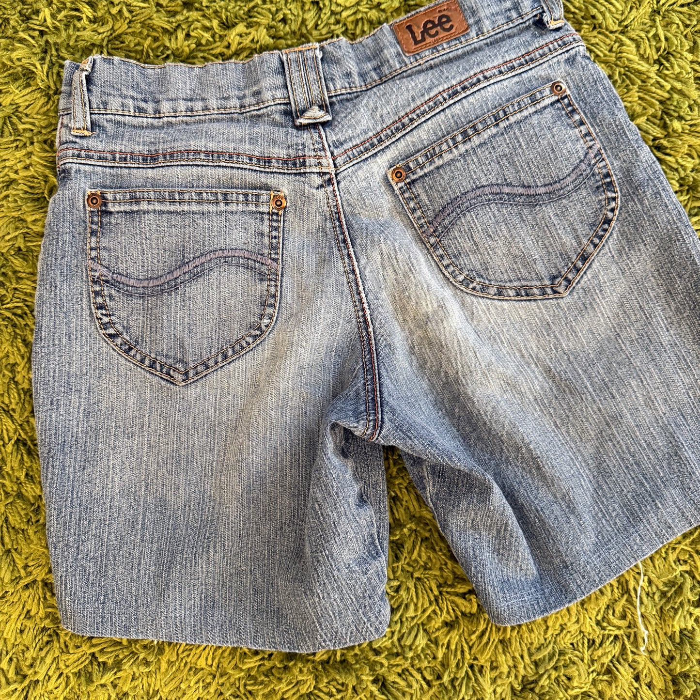 vintage whimsy 90s y2k LEE denim bermuda shorts