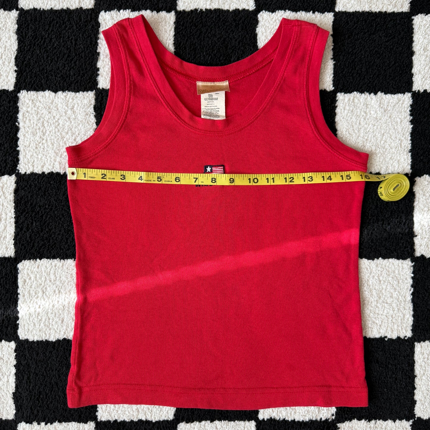 unique vintage whimsy 90s y2k WRANGLER embroidered tank top