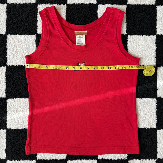unique vintage whimsy 90s y2k WRANGLER embroidered tank top