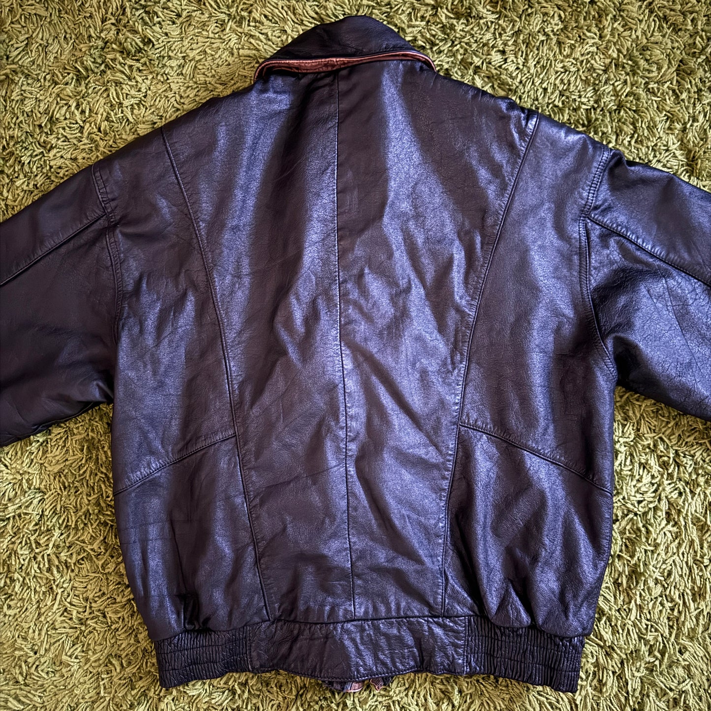 vintage whimsy 90s y2k leather jacket