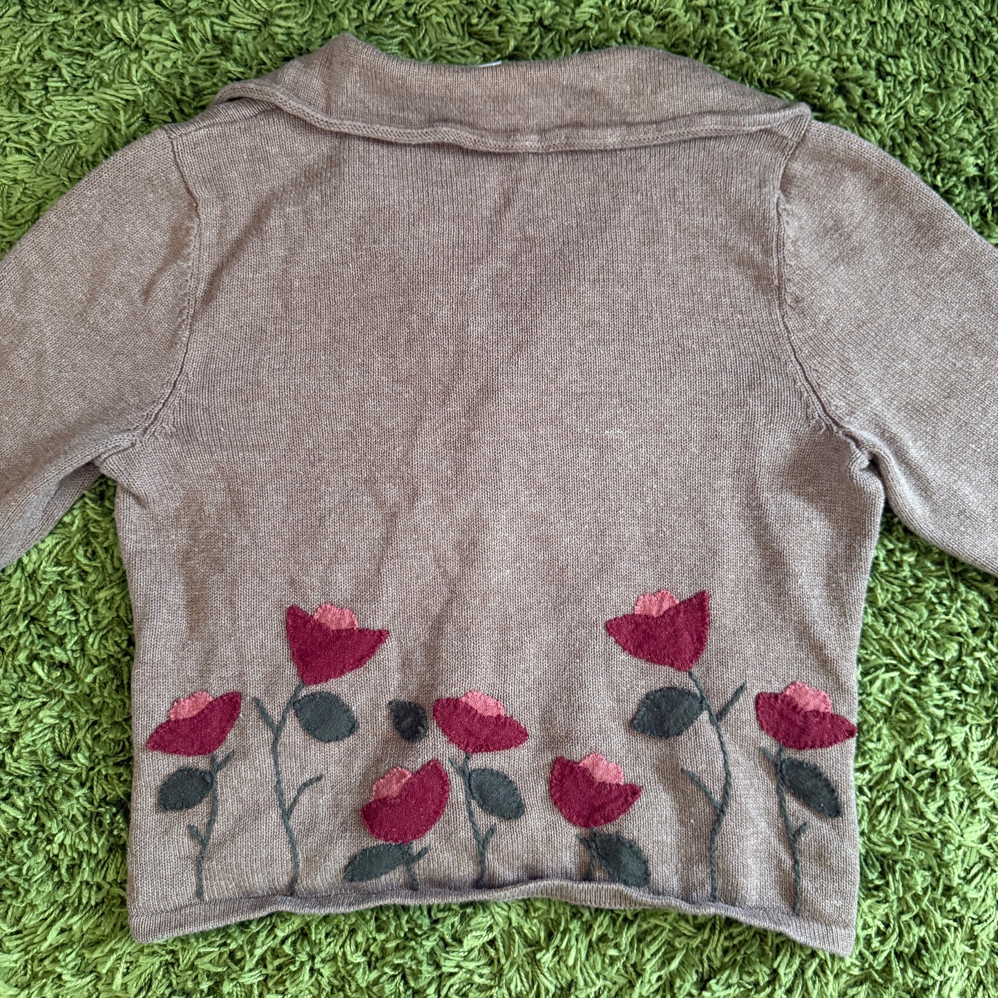 unique vintage whimsy 90s y2k CHRISTOPHER & BANKS knit cardigan sweater