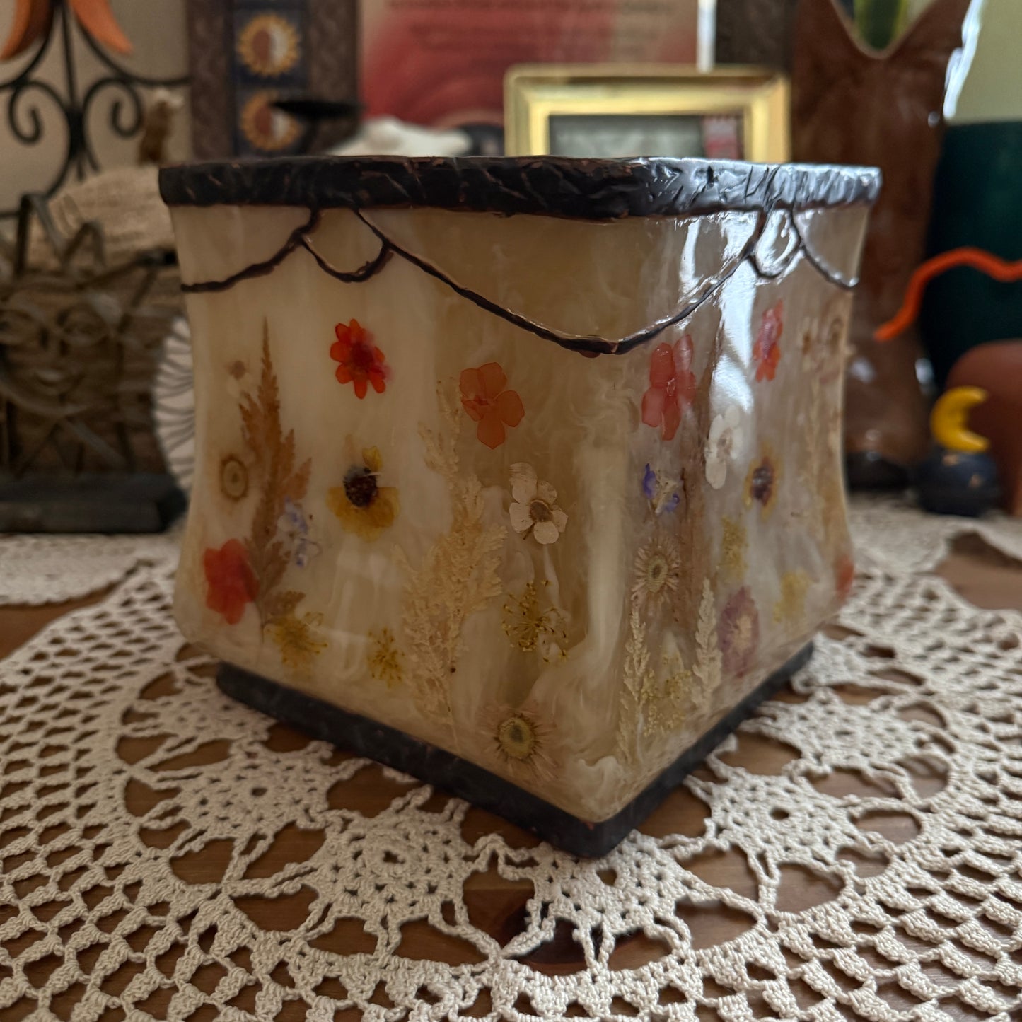 unique vintage whimsical tissue box