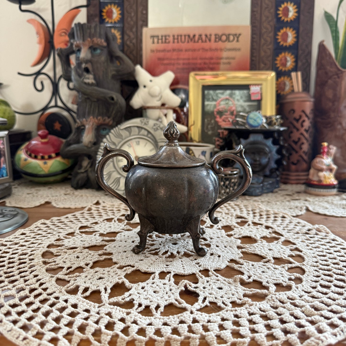 unique vintage whimsical trinket collectable jar