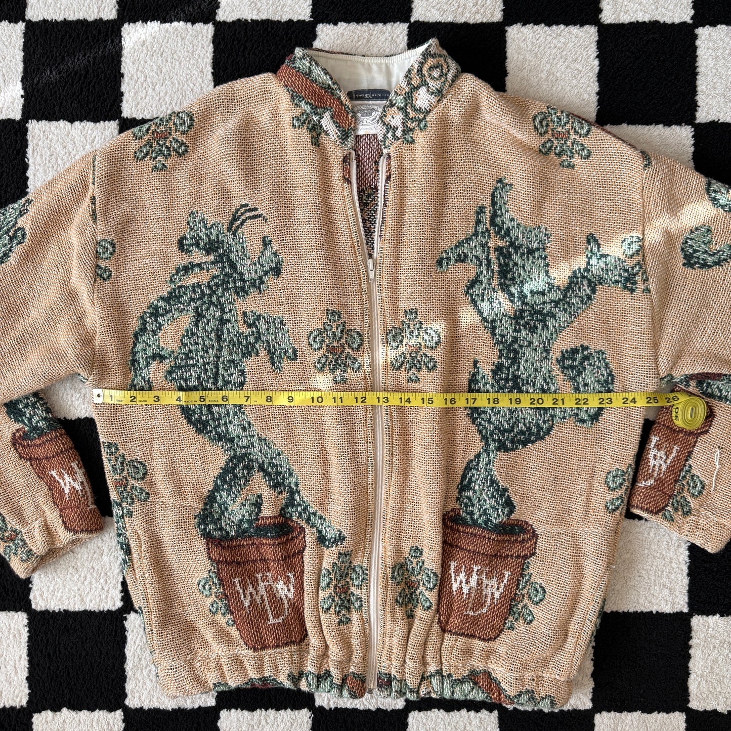 unique vintage whimsy 90s y2k DISNEY knit cardigan sweater