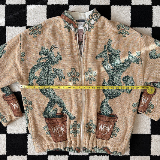 unique vintage whimsy 90s y2k DISNEY knit cardigan sweater
