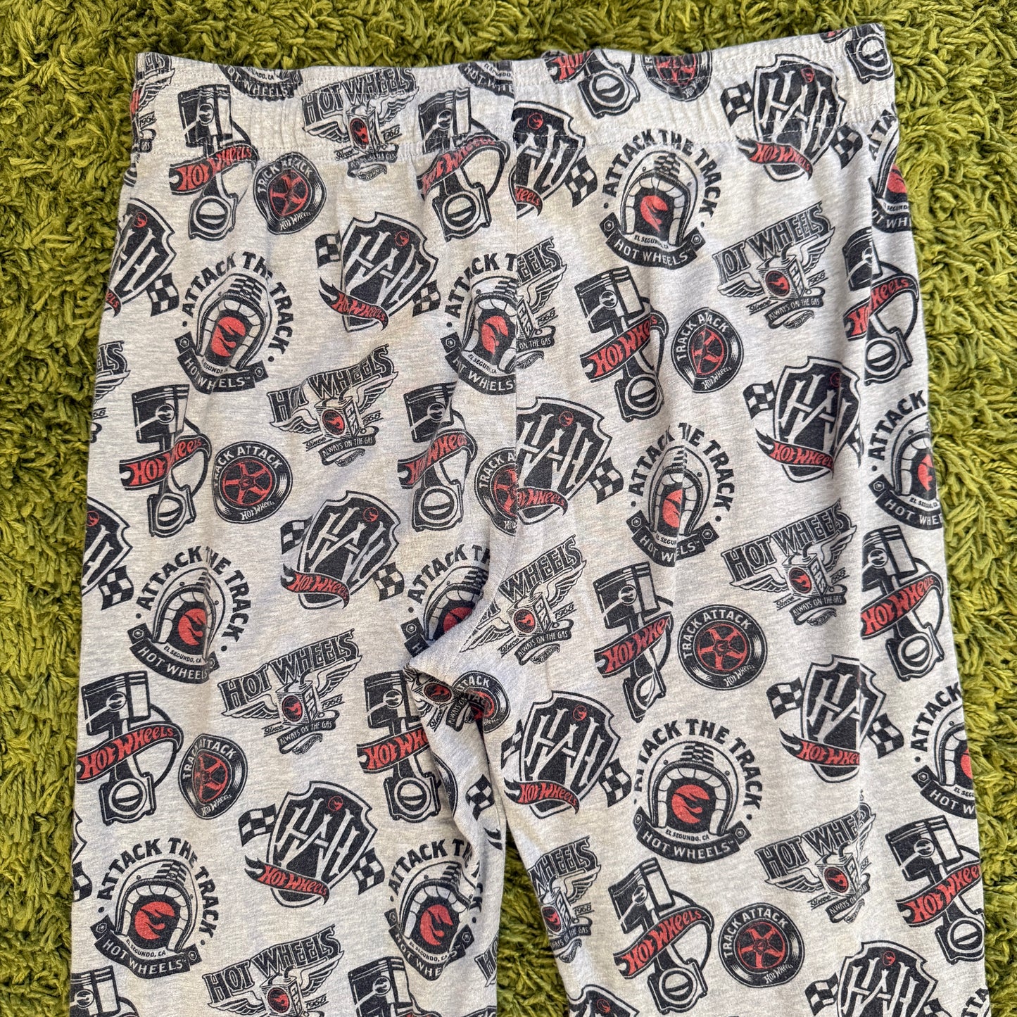 unique vintage whimsical 90s y2k HOT WHEELS lounge pants