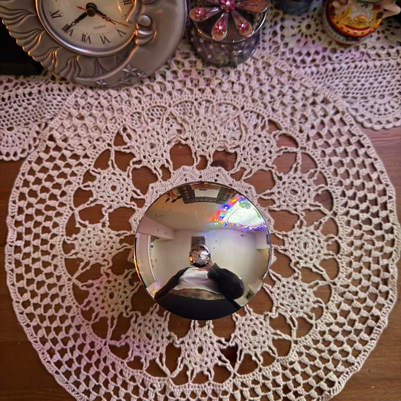 unique vintage whimsical trinket jar