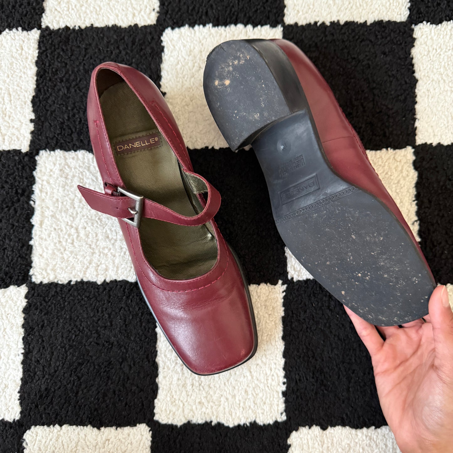 vintage whimsy 90s y2k DANELLE chunky mary janes