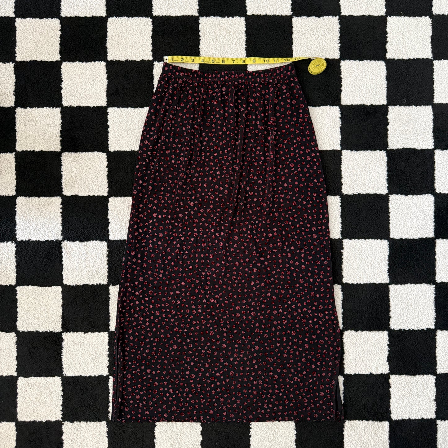 unique vintage whimsical 90s y2k maxi skirt