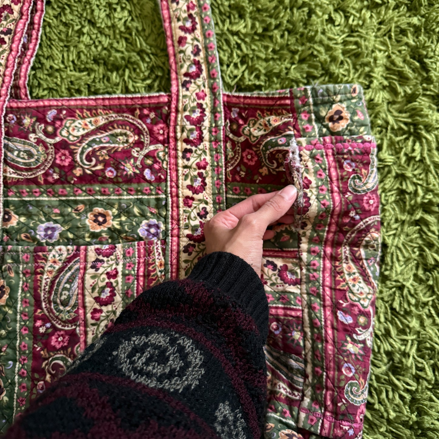 unique vintage whimsical 90s y2k tote bag