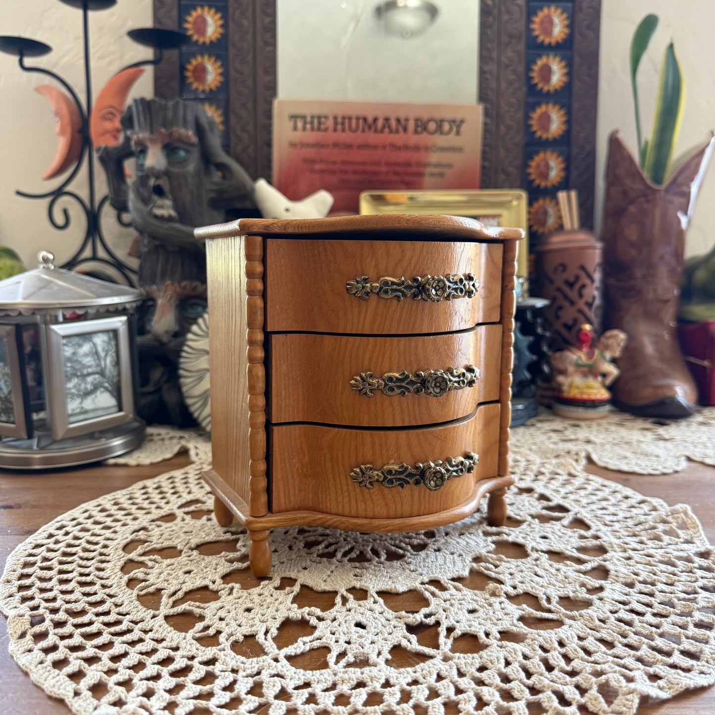 unique vintage whimsical jewelry holder