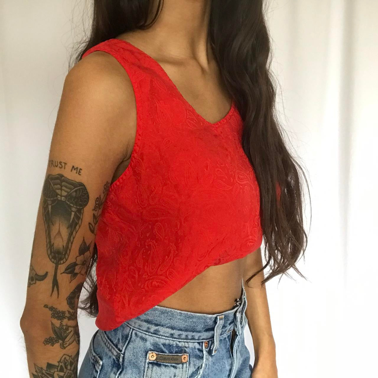 vintage whimsy 90s y2k tank top