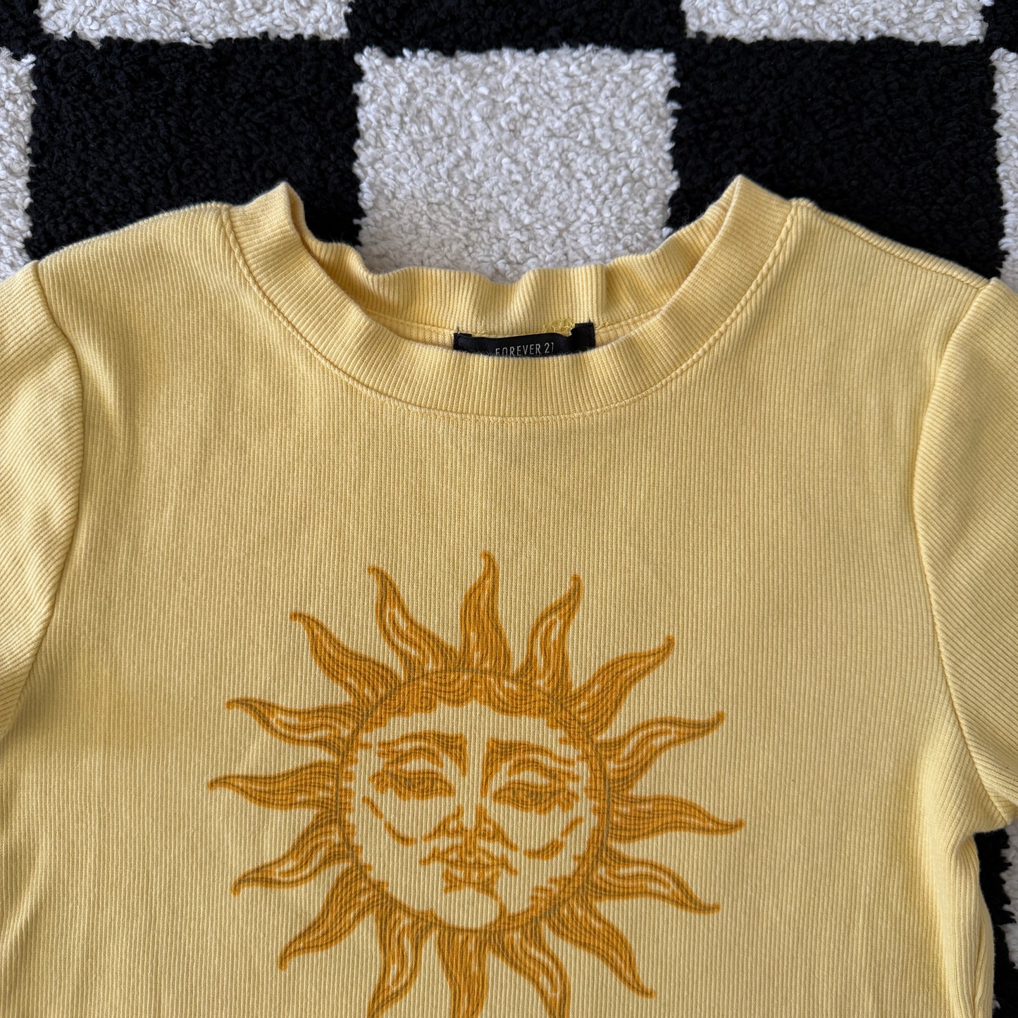 unique vintage whimsical 90s y2k celestial graphic baby tee