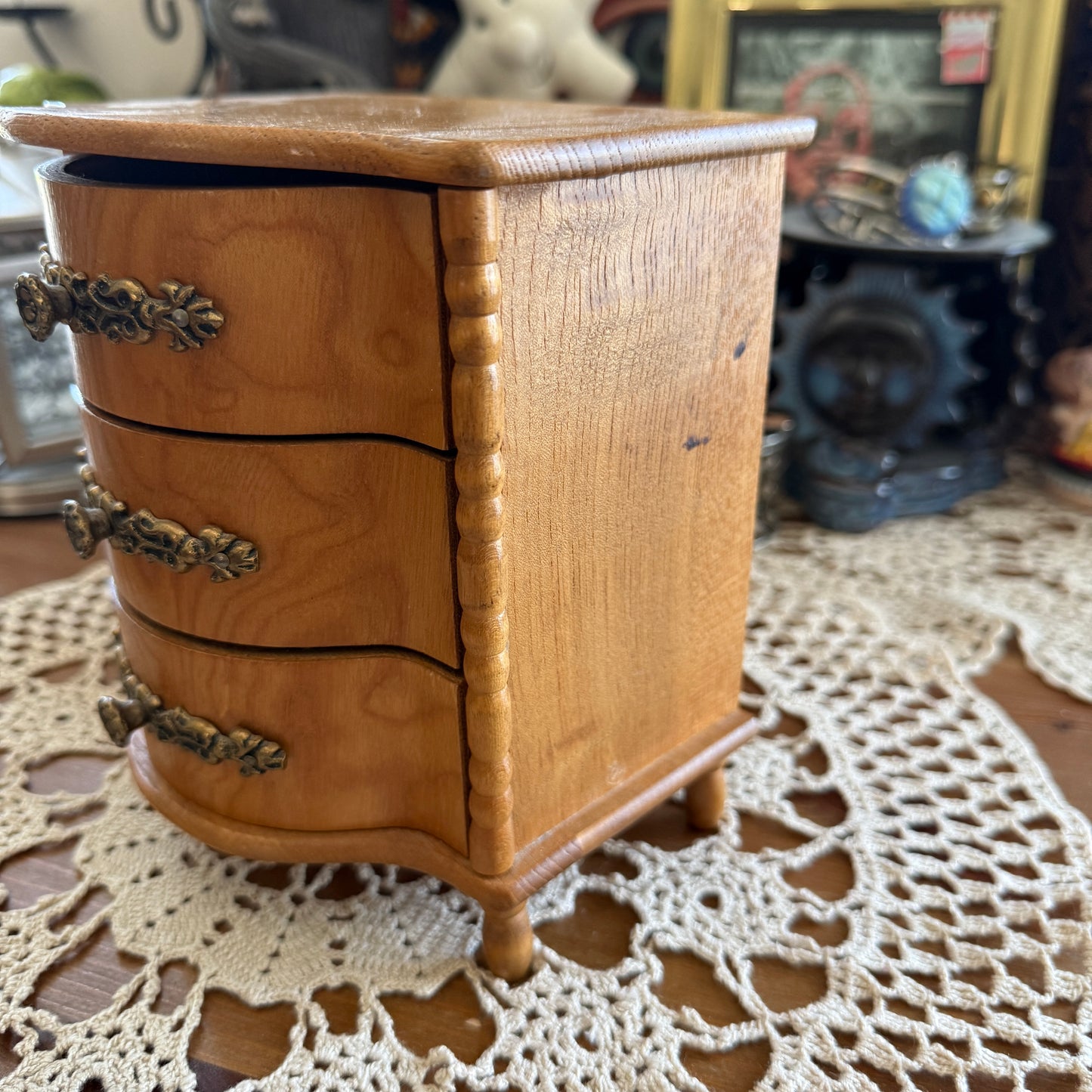 unique vintage whimsical jewelry holder