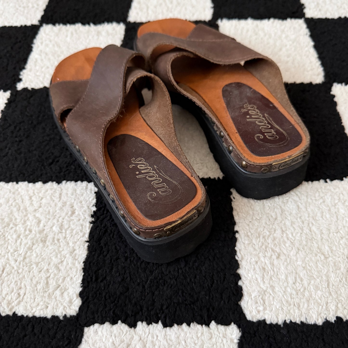 vintage whimsical 90s y2k CANDIE’S chunky sandals