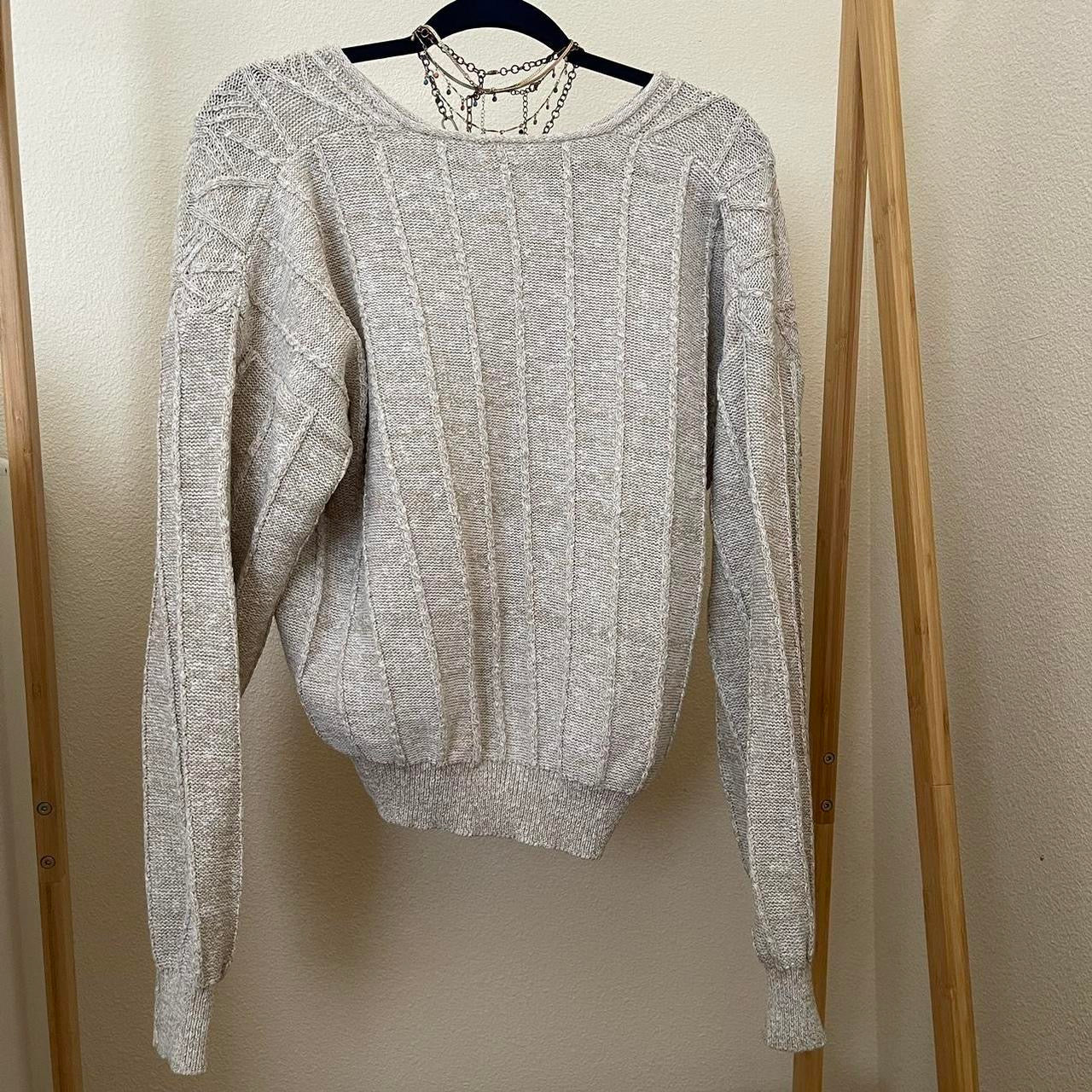 earth tone pullover sweater