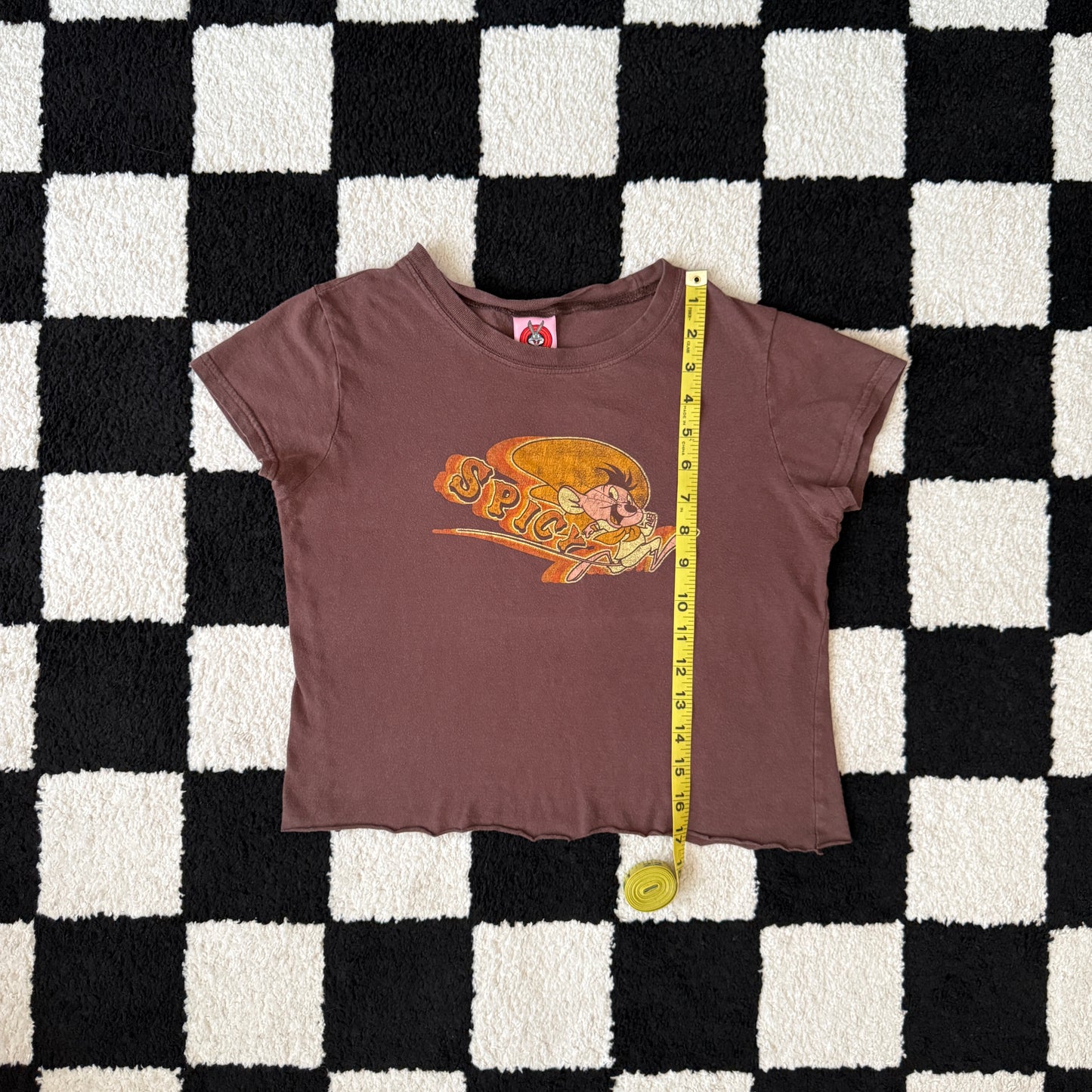 unique vintage whimsy 90s y2k LOONEY TUNES graphic baby tee