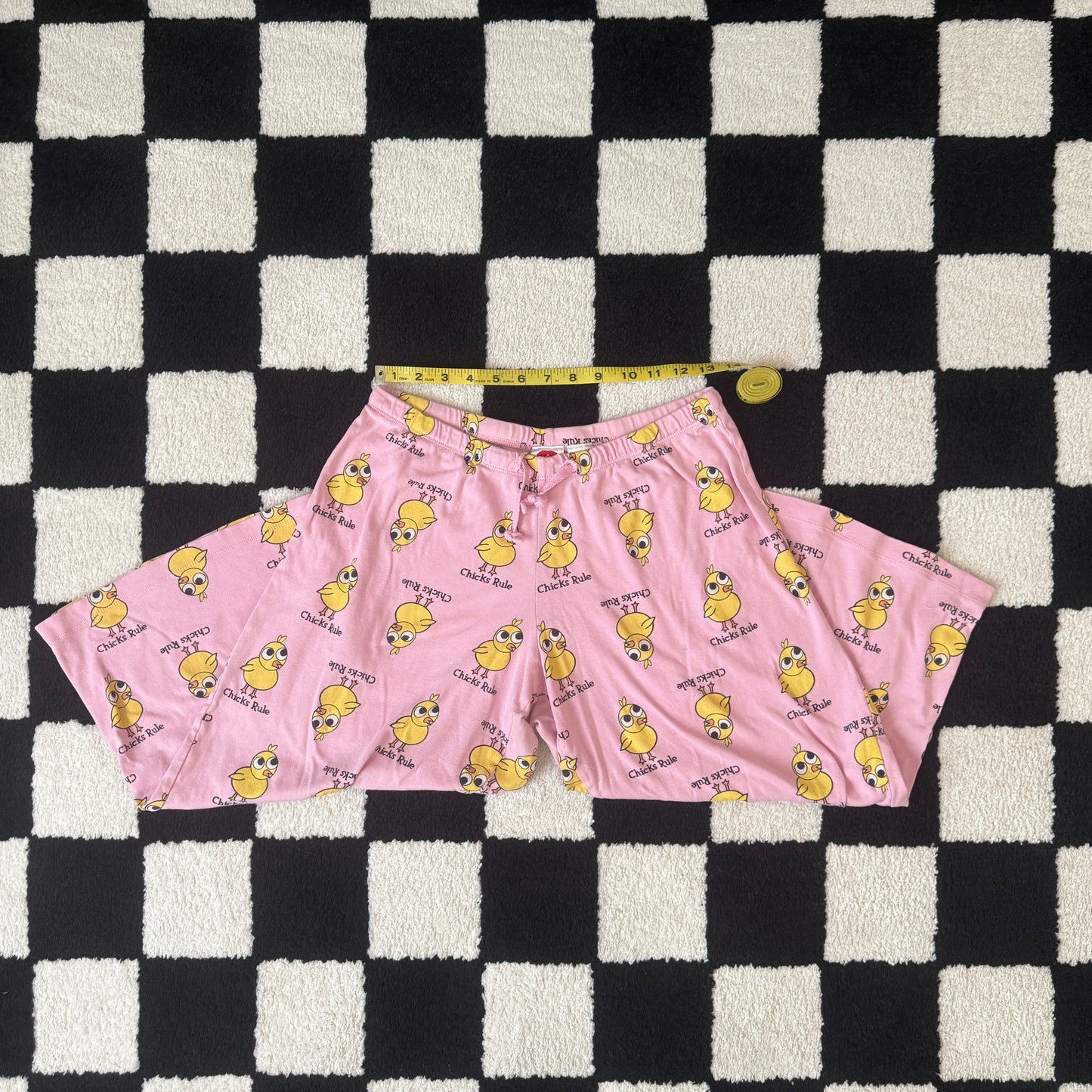 unique vintage whimsy 90s y2k FRED IS RED graphic lounge pants