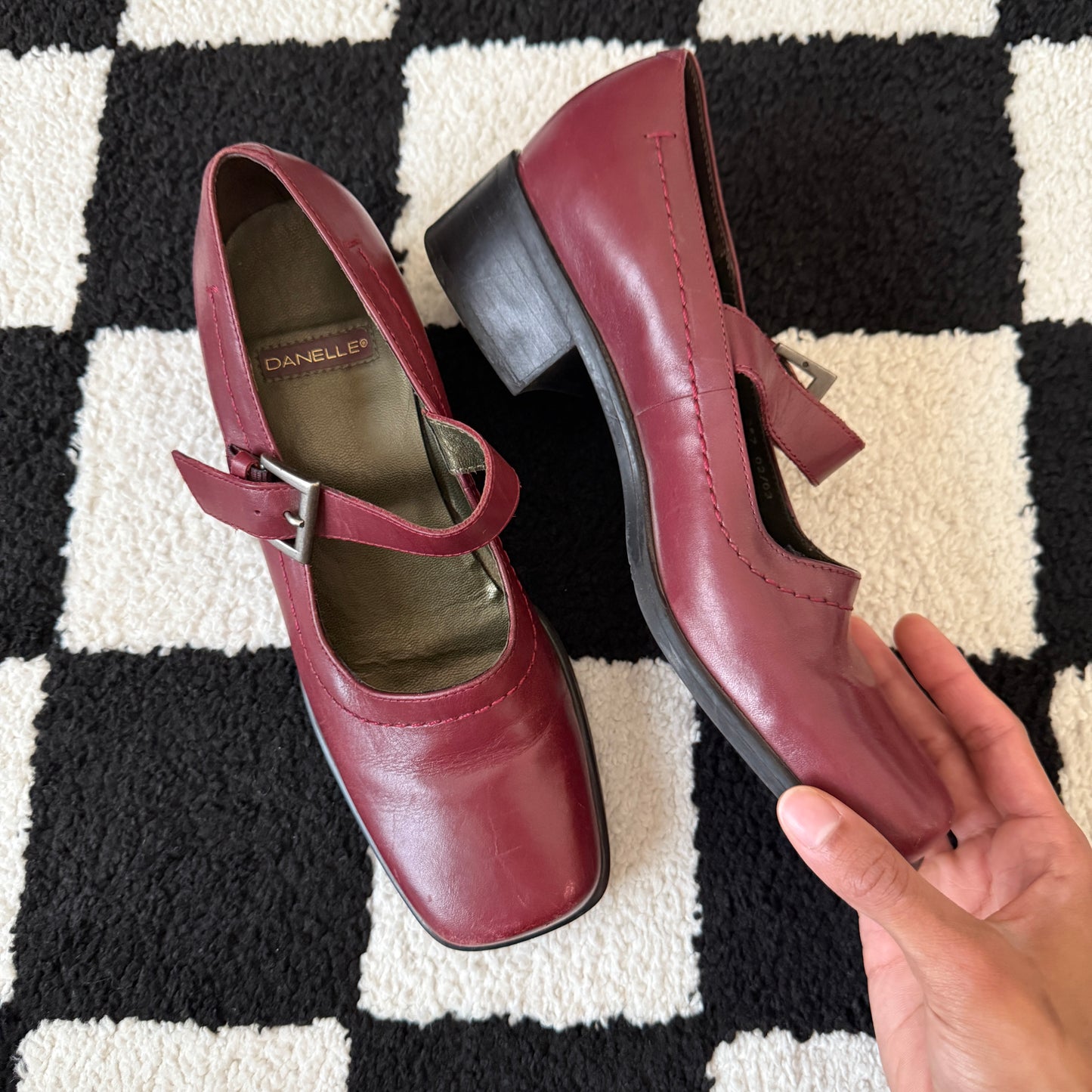 vintage whimsy 90s y2k DANELLE chunky mary janes