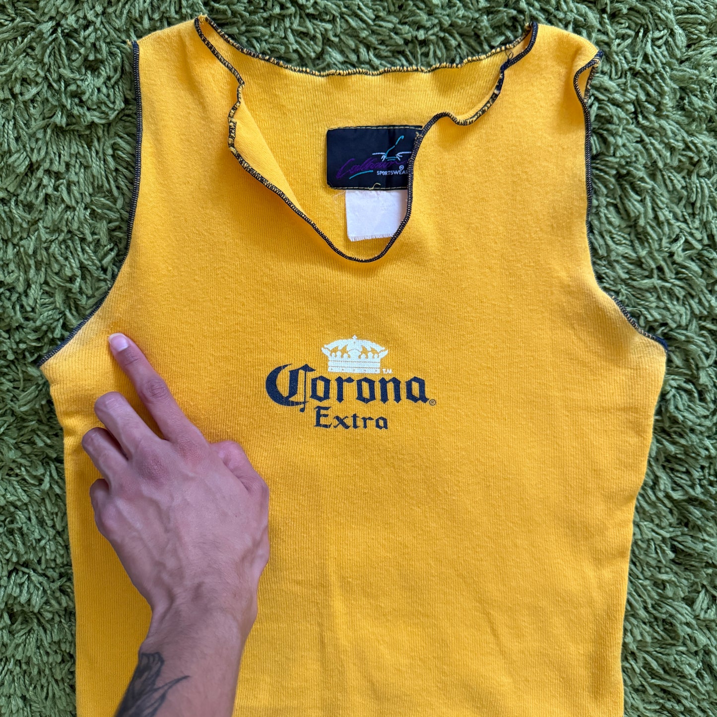 unique vintage whimsy 90s y2k graphic tank top