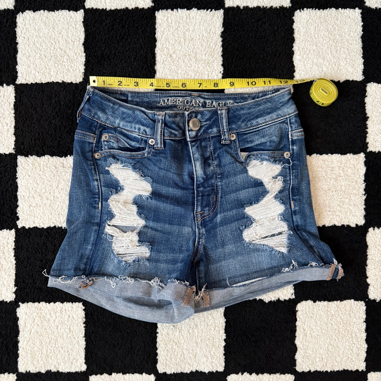 whimsy 90s y2k AMERICAN EAGLE OUTFITTERS denim shorts