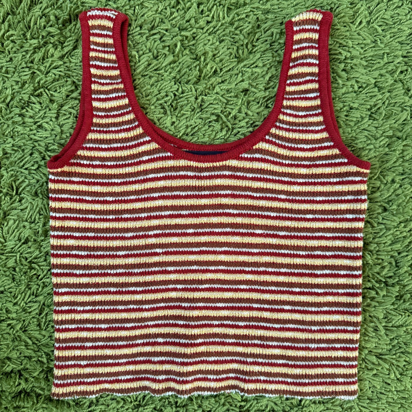 unique vintage whimsy 90s y2k knit tank top
