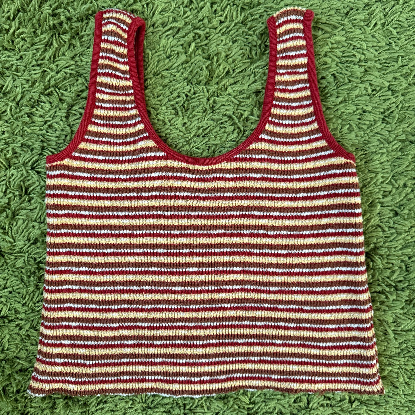 unique vintage whimsy 90s y2k knit tank top