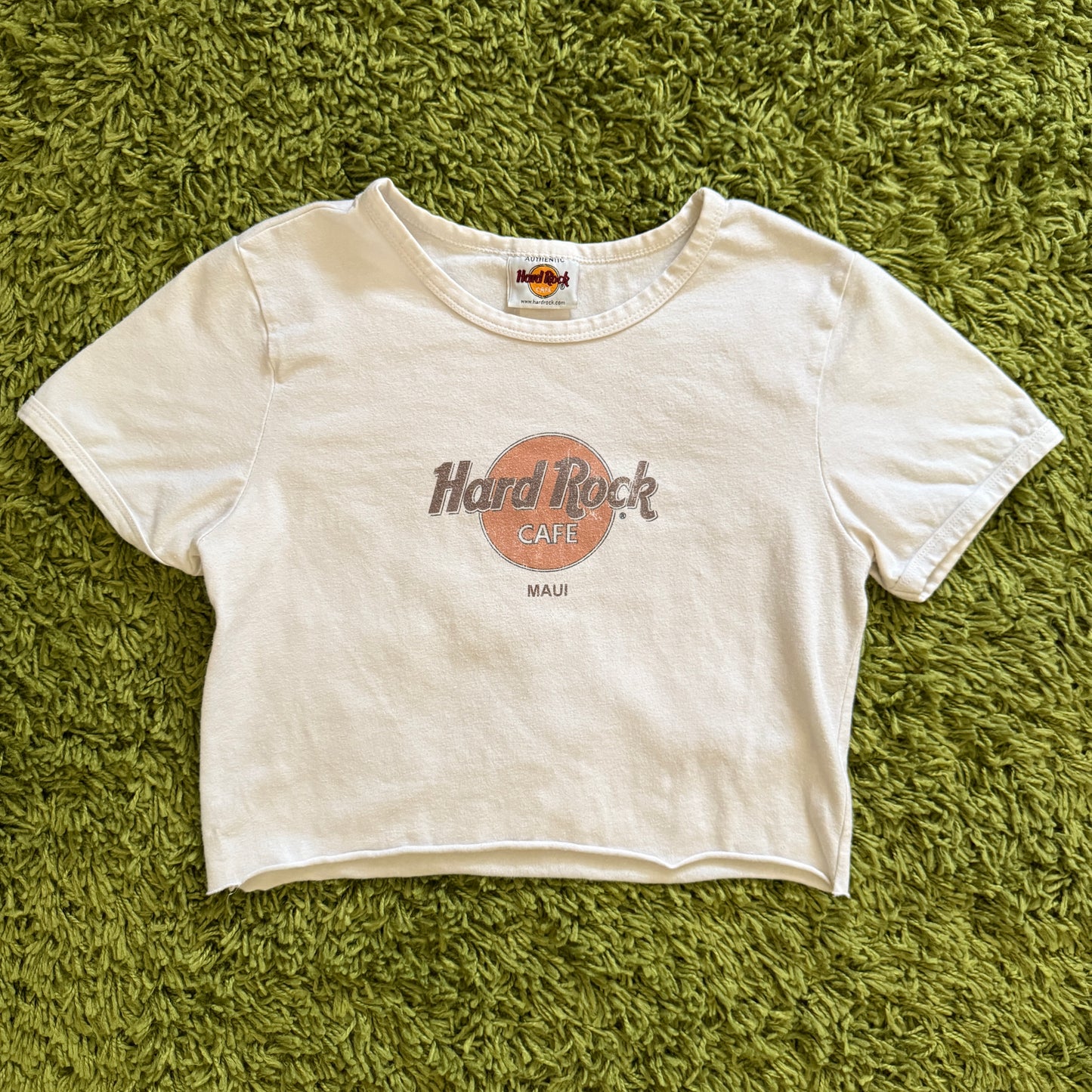 unique vintage whimsy 90s y2k HARD ROCK CAFE graphic baby tee