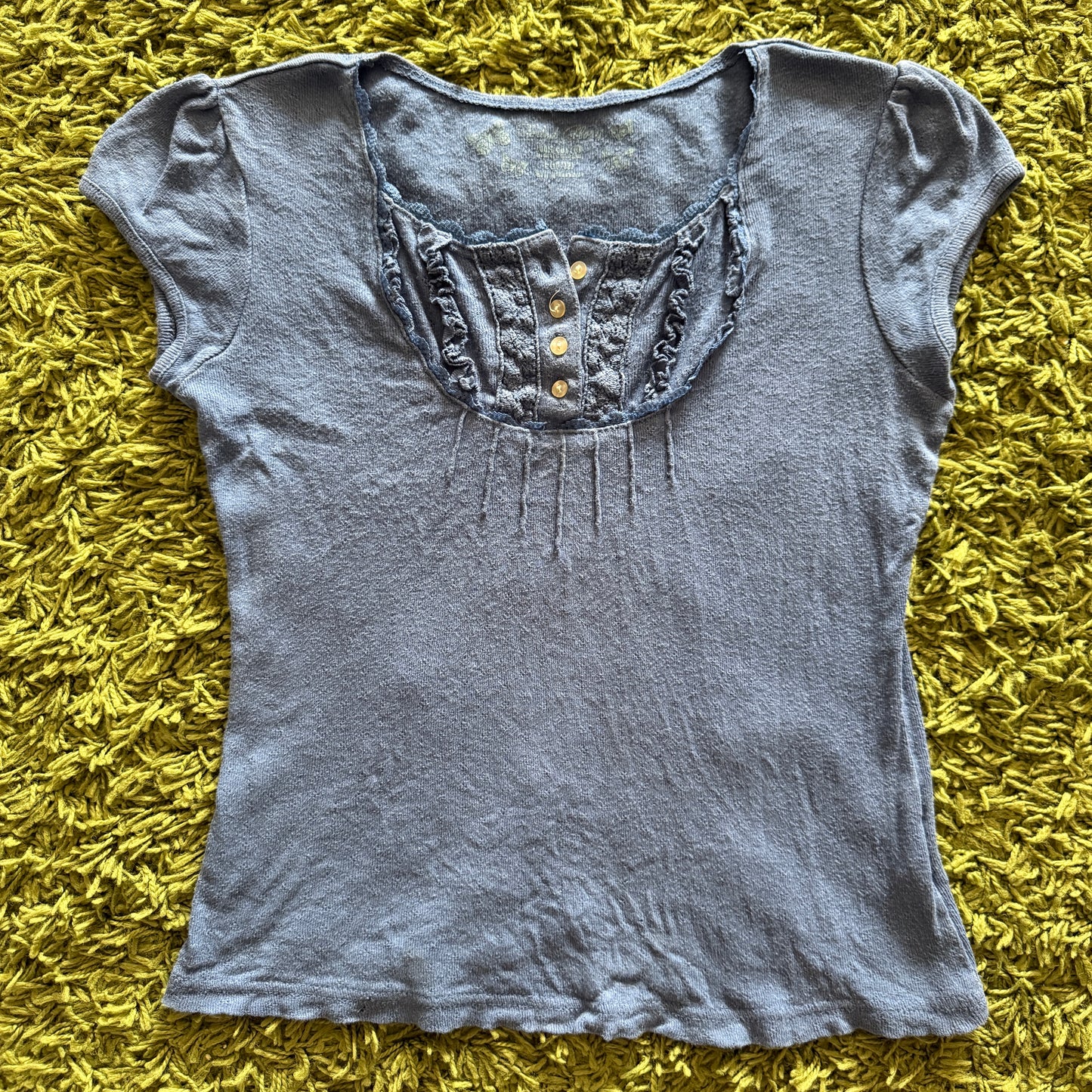 unique vintage whimsical 90s y2k FADED GLORY babydoll top