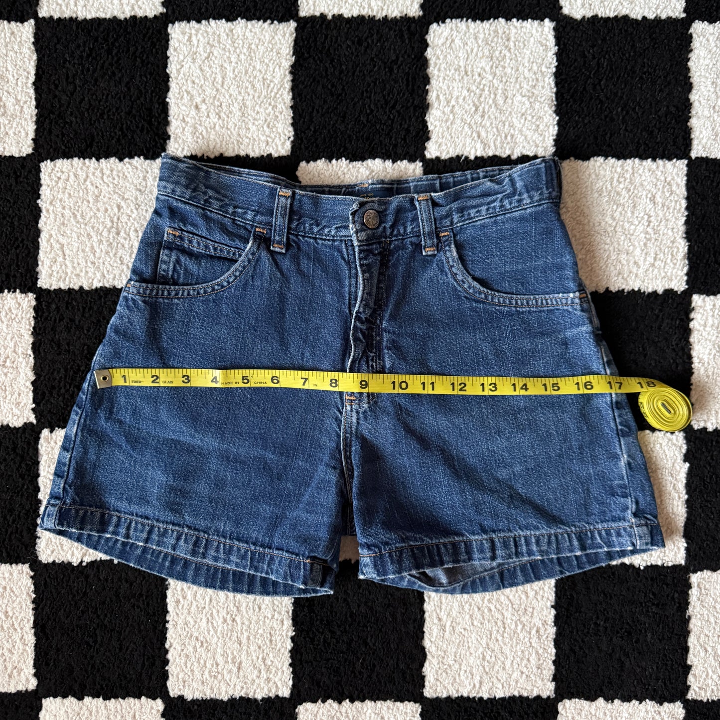 vintage whimsy 90s y2k denim shorts