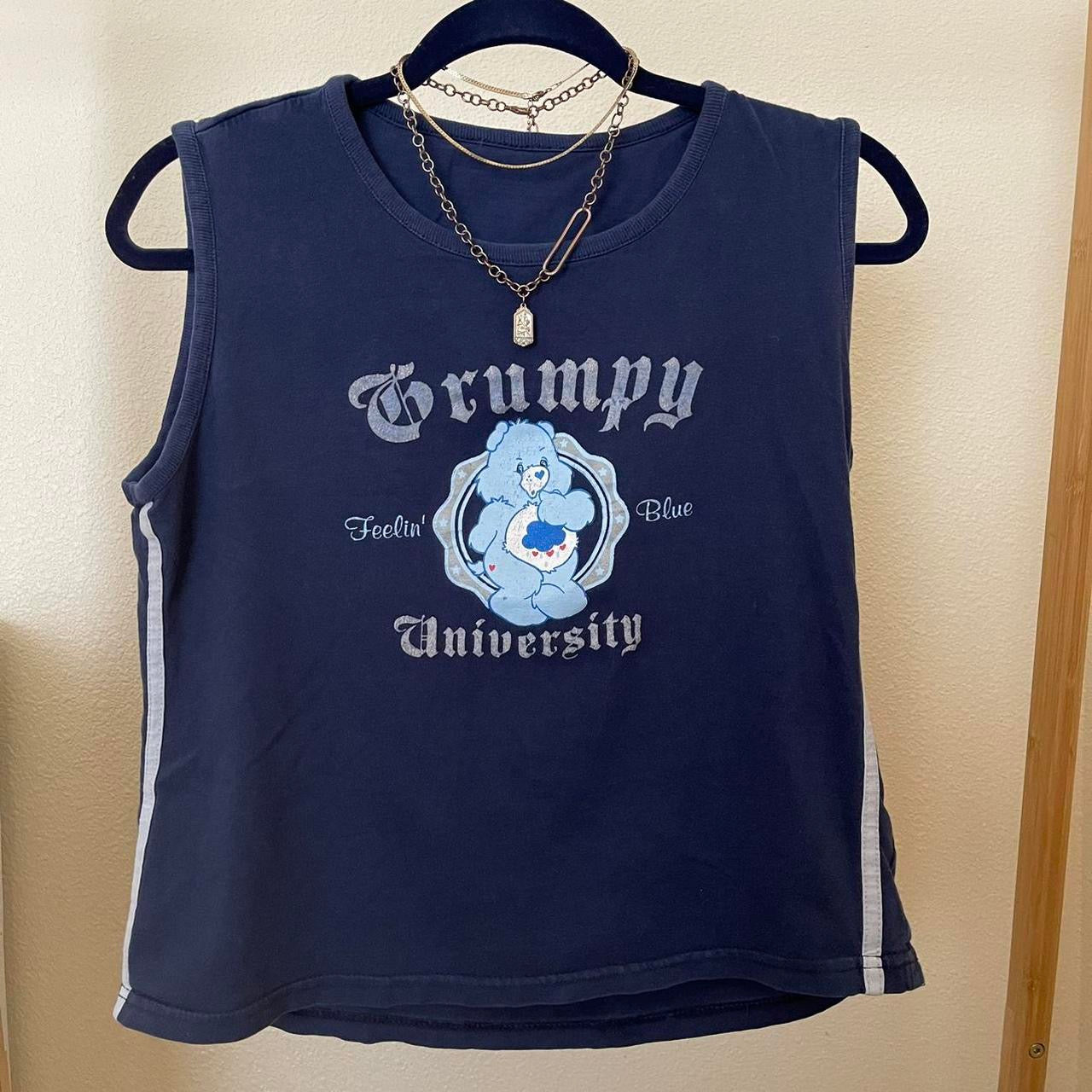 vintage whimsy 90s y2k CARE BEAR graphic tank top