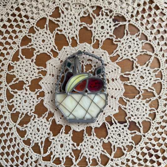 unique handmade whimsical folk art stained glass